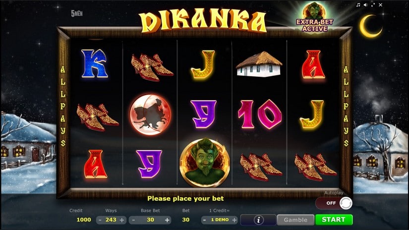 Dikanka slot screen 1