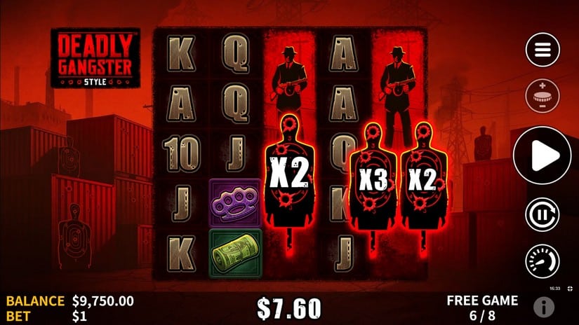 Deadly Gangster Style slot screen 4