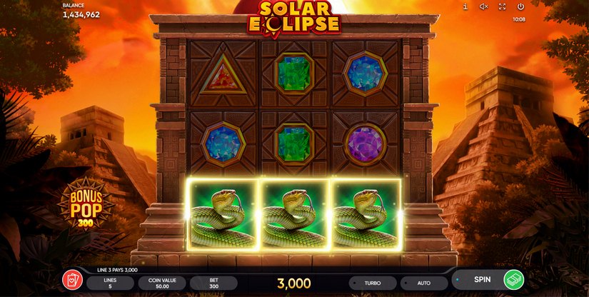 Solar Eclipse slot screen 3