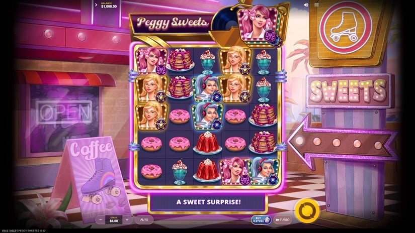 Peggy Sweets slot screen 1