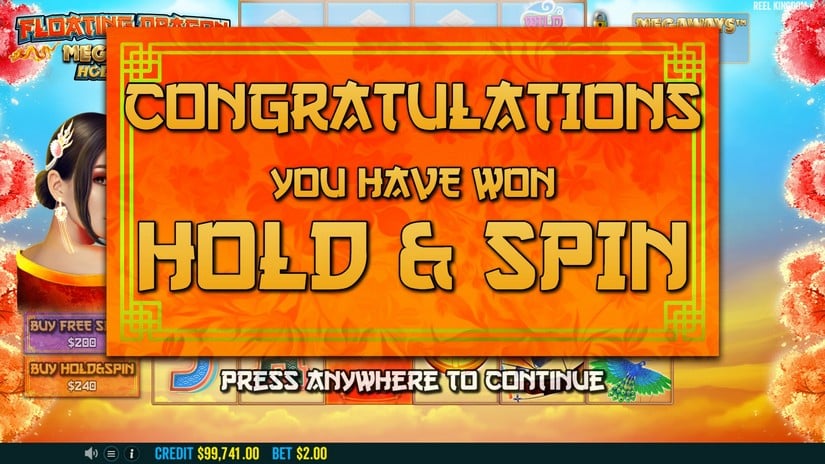 Floating Dragon Megaways slot screen 3