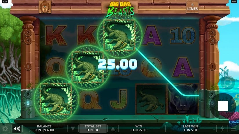 Big Bad Beasts slot screen 2