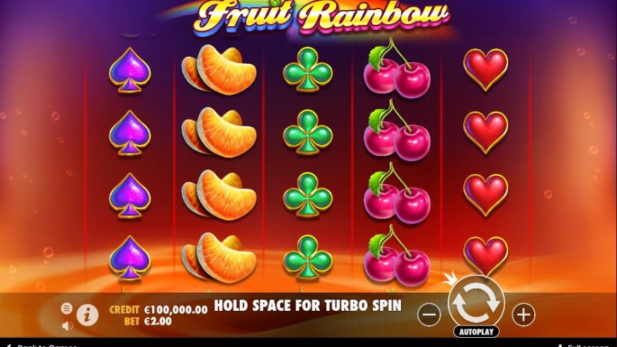 Fruit Rainbow slot screen 1