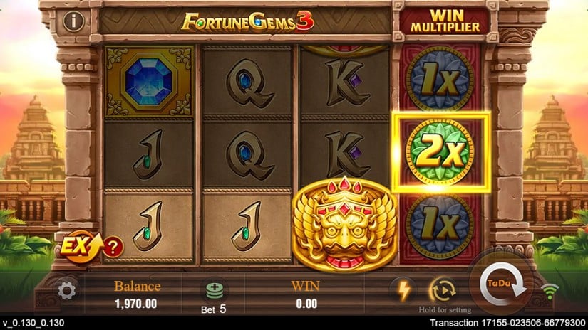 Fortune Gems 3 slot screen 2