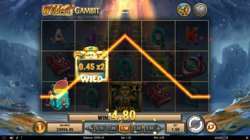 Wildest Gambit slot screen 2
