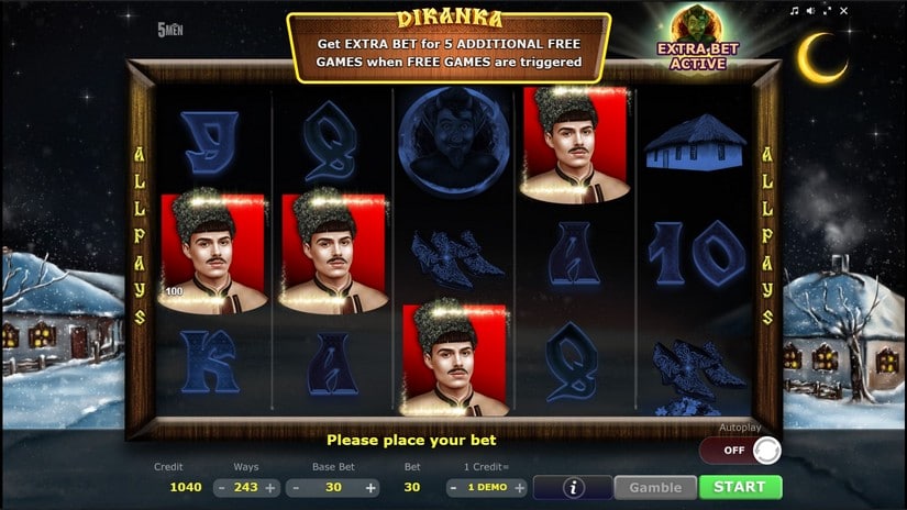 Dikanka slot screen 3
