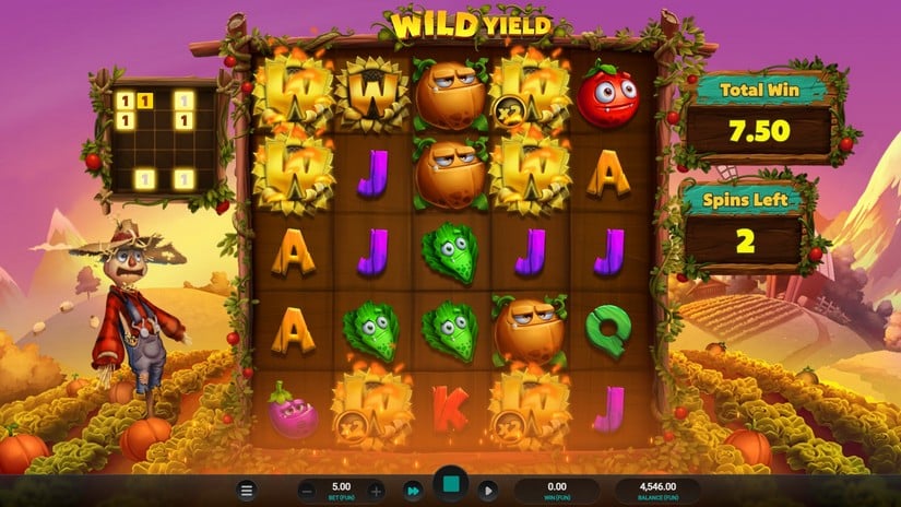 Wild Yield slot screen 7