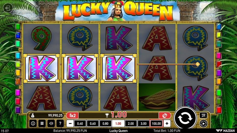 Lucky Queen slot screen 3