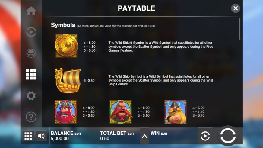 Viking Clash slot screen 2