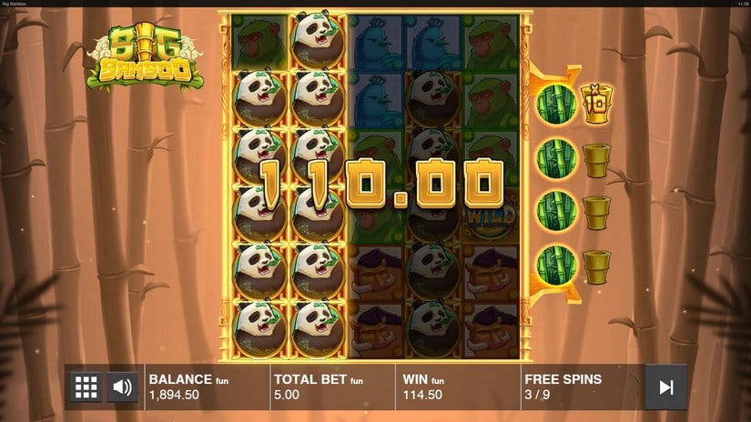 Big Bamboo slot screen 6