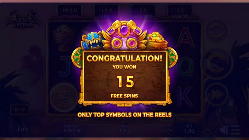 Aztec’s Legend slot screen 2