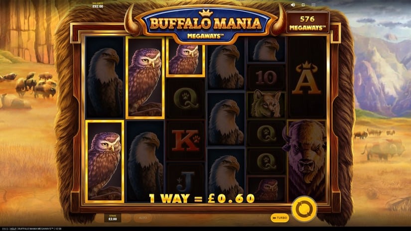 Buffalo Mania MegaWays slot screen 2