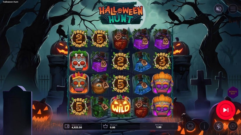 Halloween Hunt slot screen 2