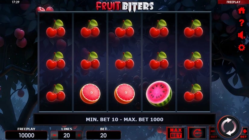 Fruit Biters slot screen 1