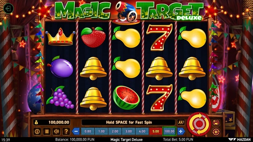Magic Target Deluxe slot screen 1