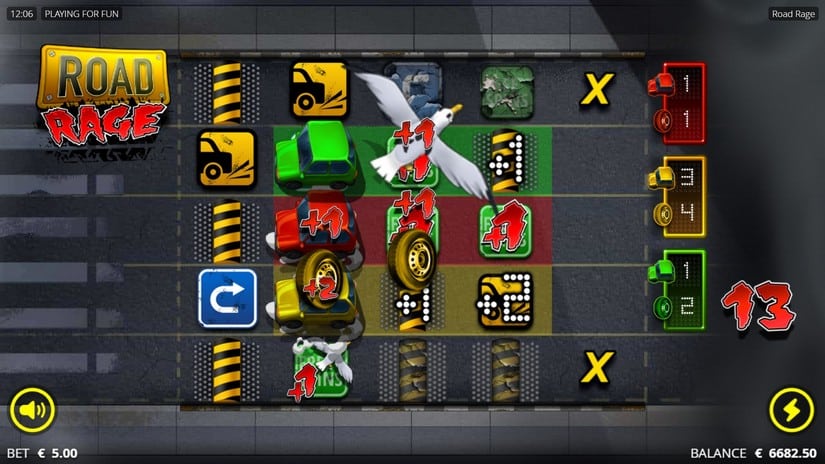 Road Rage slot screen 6