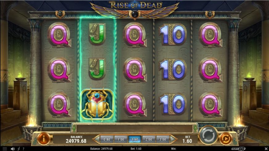 Rise of Dead slot screen 2
