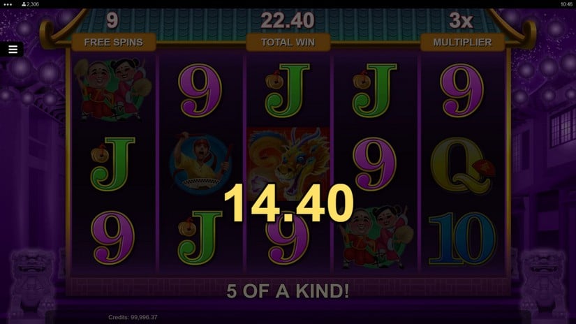 Dragon Dance slot screen 5