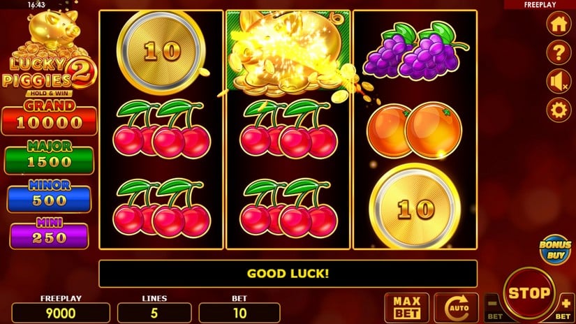 Lucky Piggies 2 Hold & Win slot screen 2