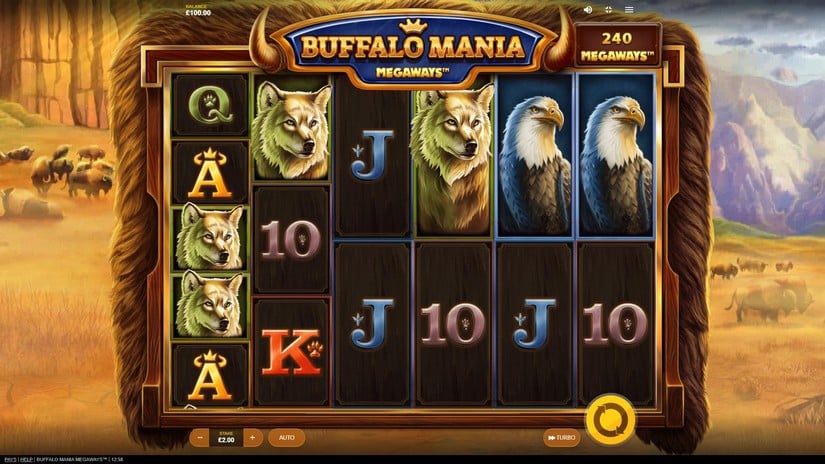 Buffalo Mania MegaWays slot screen 1