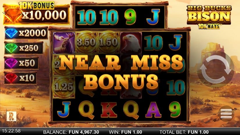 Big Bucks Bison 10K Ways slot screen 4