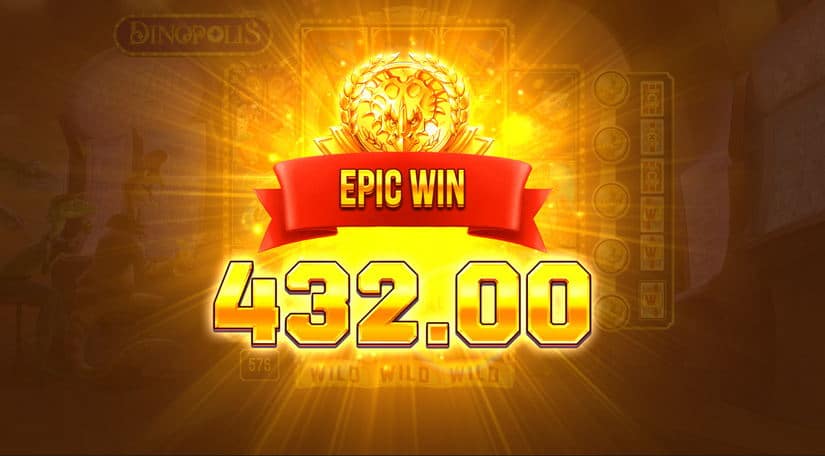 Dinopolis slot screen 11