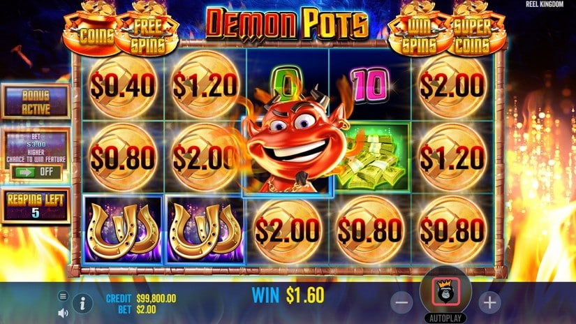 Demon Pots slot screen 3