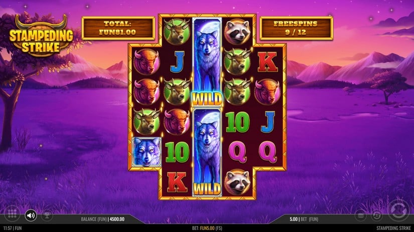 Stampeding Strike slot screen 6