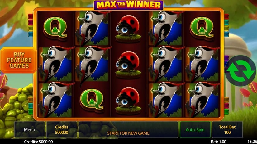 Max the Winner slot screen 1