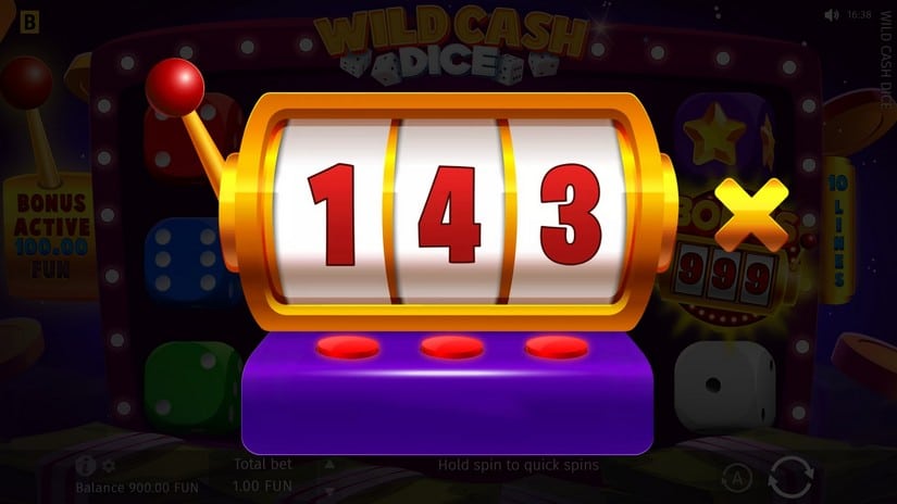 Wild Cash Dice slot screen 3