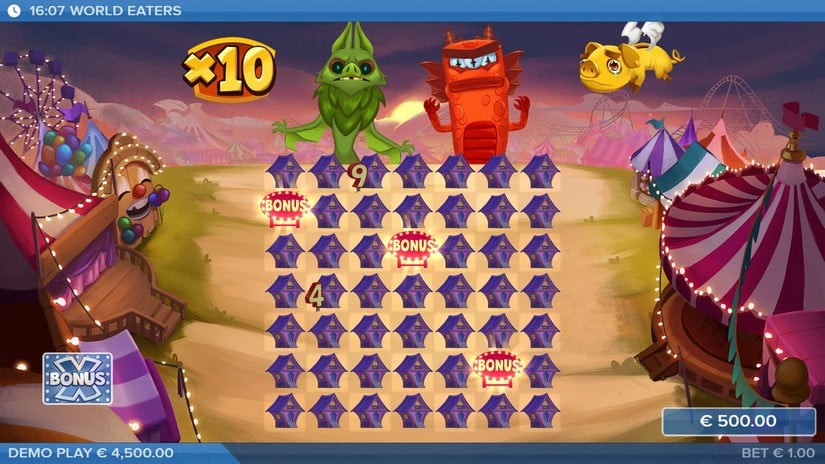 World Eaters slot screen 2