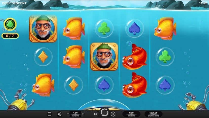 Deep Descent slot screen 1