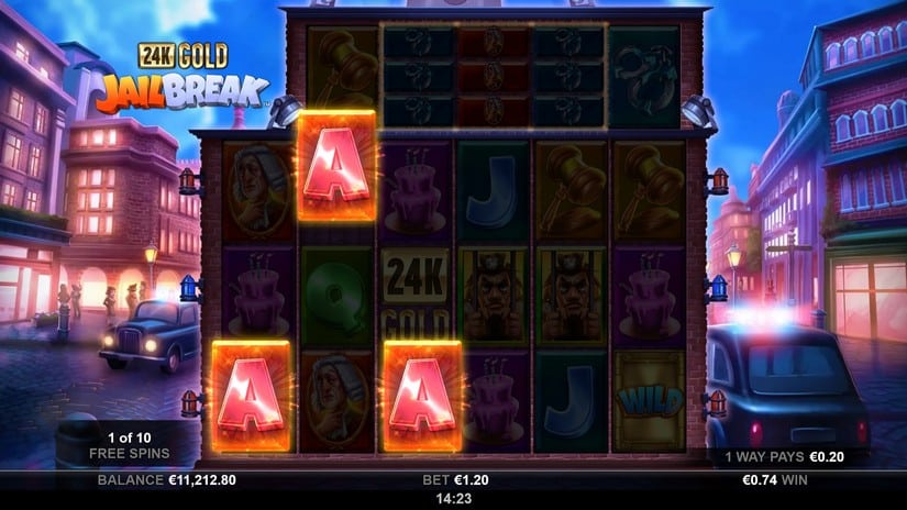 24K Gold JailBreak slot screen 4