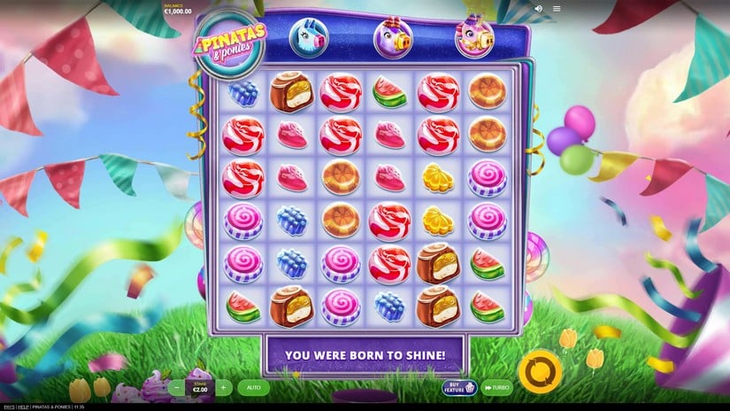 Pinatas & Ponies slot screen 1