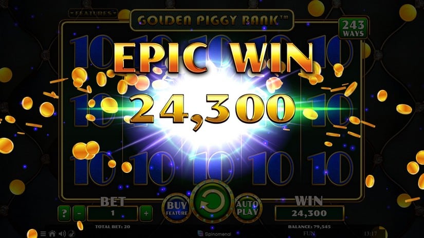 Golden Piggy Bank slot screen 7
