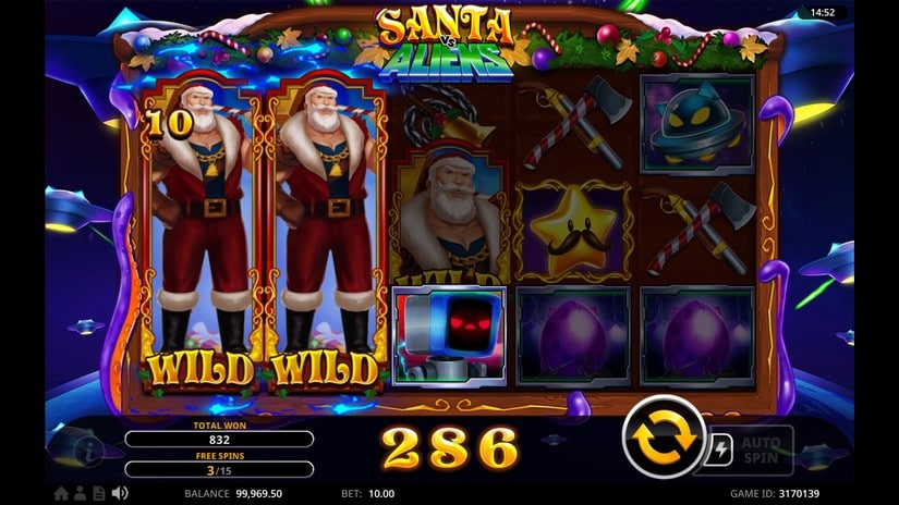 Santa Vs Aliens slot screen 7