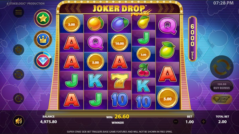 Joker Drop slot screen 1