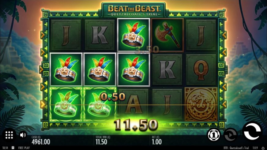 Beat the Beast: Quetzalcoatl´s Trial slot screen 2