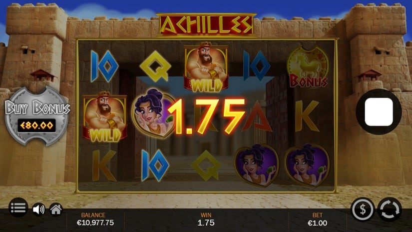 Achilles slot screen 2