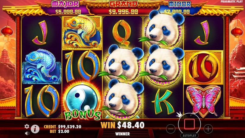 Panda’s Fortune 2 slot screen 7