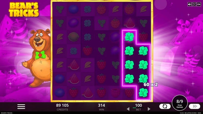Bear’s Tricks slot screen 5