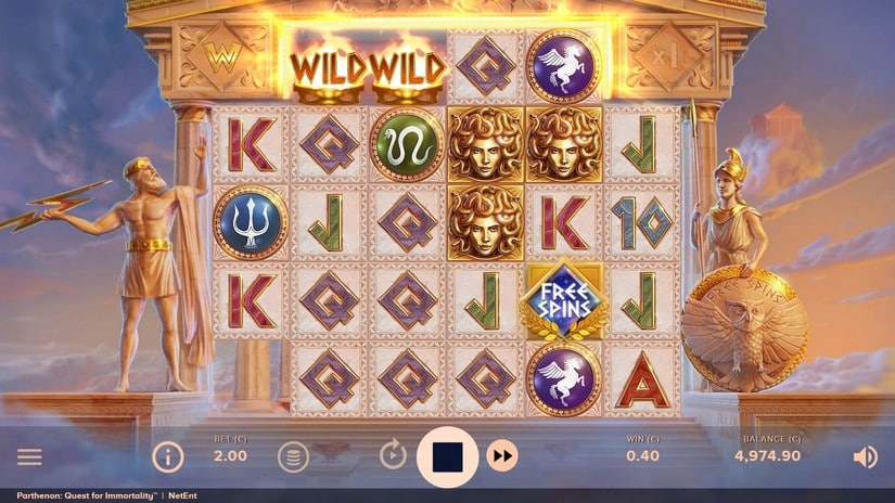 Parthenon: Quest for Immortality slot screen 3