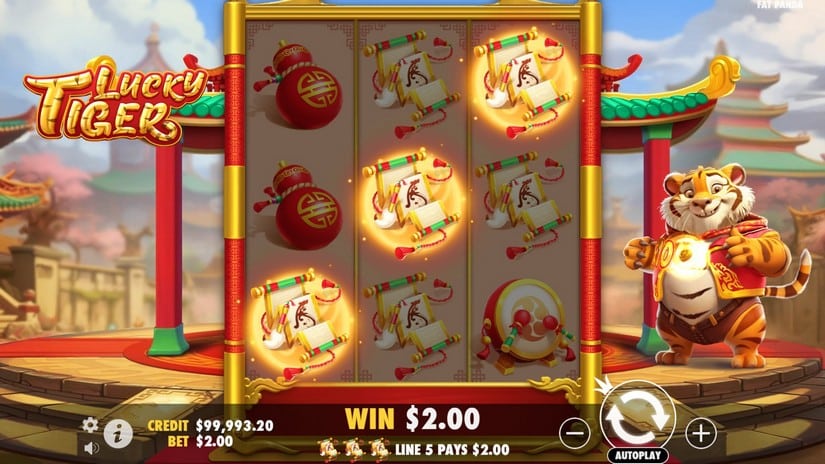Lucky Tiger slot screen 4