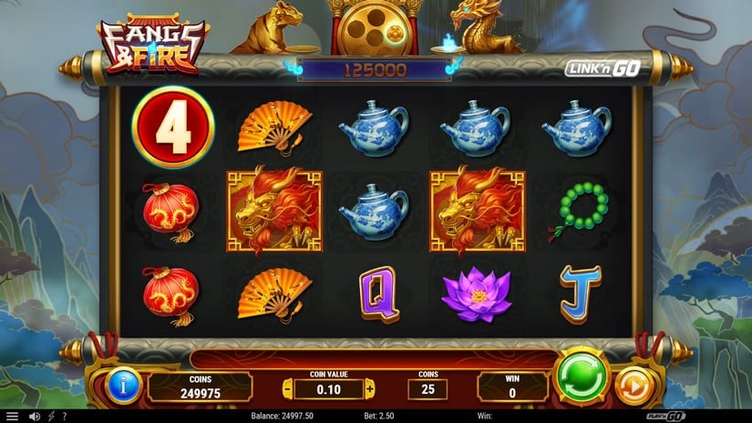 Fangs & Fire slot screen 2