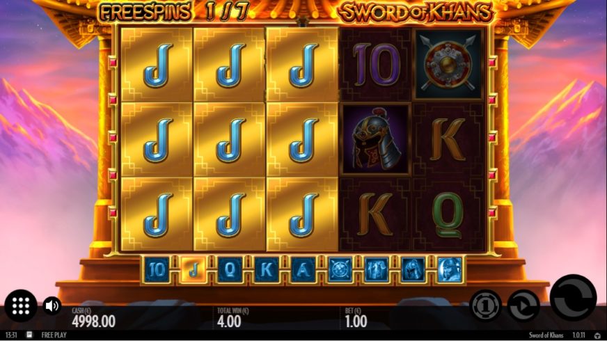 Sword of Khans slot screen 4