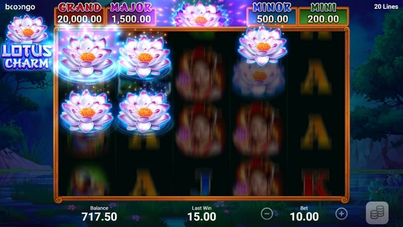 Lotus Charm slot screen 2