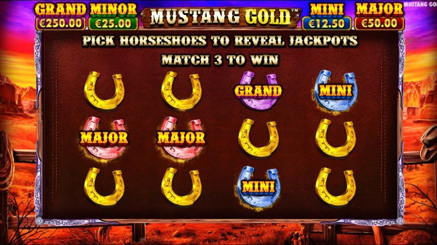 Mustang Gold slot screen 3