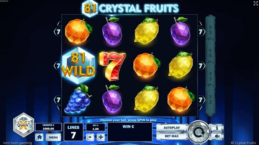 81 Crystal Fruits slot screen 1