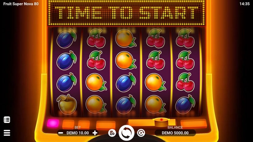 Fruit Super Nova 80 slot screen 1