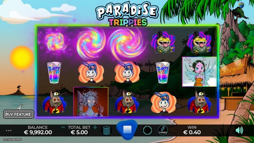 Paradise Trippies slot screen 2